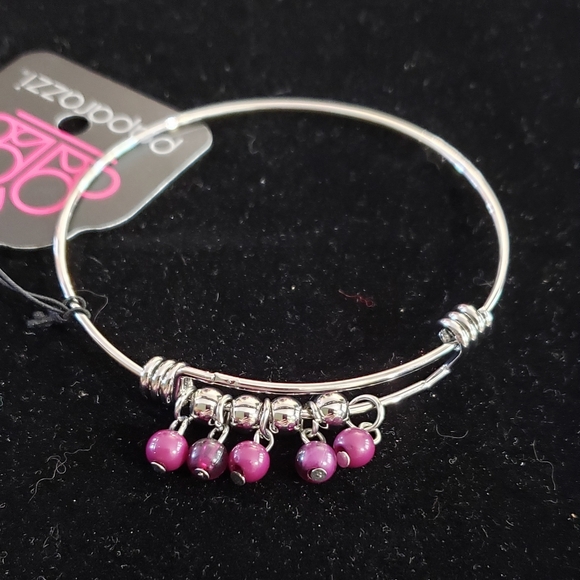 Paparazzi Bangle Bracelet - Purple - Picture 1 of 3